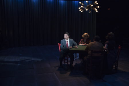 Ricardo Garcia as Bill in A Hand of Bridge. Photo by Kate Szrom.